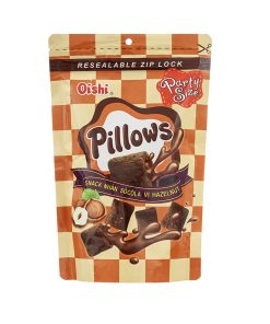 OISHI – SNACK PILLOWS NHÂN SOCOLA VỊ HAZELNUT